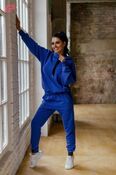 Спортивный костюм "Oversize" хлопок ярко синий ks.020.14