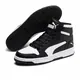 Кроссовки Puma Rebound LayUp SL (Черно-белые) (Изображение 2)