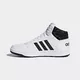 Кроссовки Adidas HOOPS 2.0 MID БЕЛЫЕ (Изображение 2)