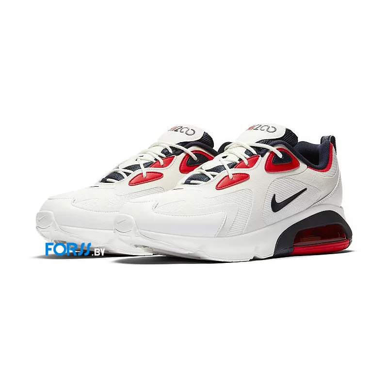 Nike air max store 200 white red