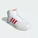 Кроссовки Adidas HOOPS 2.0 MID (Cloud White / Vivid Red) (Изображение 2)