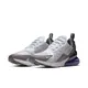 Кроссовки Nike Air Max 270 (White/Violet/Grey) (Изображение 2)