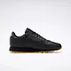 Кроссовки REEBOK Classic Leather (черные) (Изображение 4)