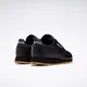 Кроссовки REEBOK Classic Leather (черные) (Изображение 3)